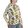 thumbnail image 6 of Sikiie Picnic Women's Casual Hoodies Long Sleeve Lightweight Pullover Tops Loose Sweatshirt-Medium, 6 of 7