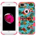 thumbnail image 2 of Kaleidio Case For Apple iPhone 8 Plus [TUFF Armor] Impact Protective Hybrid [Shockproof] 3-Piece Dual Layer Rubber Cover w/ Overbrawn Prying Tool [Tropical Flamingos], 2 of 6