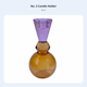 thumbnail image 5 of Abbraccia Candelabro de cristal colorido, portavelas elegante, decoración de bodas, regalo festivo, 5 of 6