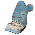 thumbnail image 6 of Binienty Beach Shell Starfish Car Seat Towels For Front Seats After Swimming Gym Hiking Breathable Anti-Slip Sweat Towel for SUV Sedan Van, 6 of 8