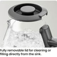 thumbnail image 5 of Chefman 1L Electric Glass Kettle w/ LED Indicator Light, Automatic Shutoff - Black, New, 5 of 8
