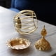 thumbnail image 4 of Incensario De Lujo De Metal Dorado Adornos De Decoración De Portavelas De Escritorio De Lujo Europeo Minnieouse HA020328-00, 4 of 5