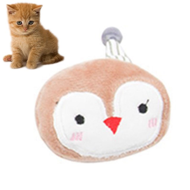 Peluche Cataire Jouet Interactive Cartoon Forme Animale Chat Jouet Chaton Jouet À Mâcher