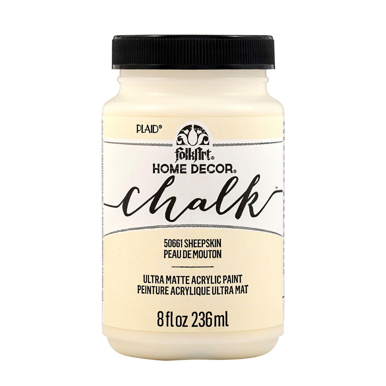 FolkArt Home Decor Chalk, 8 oz., White Sheepskin, FolkArt Home Décor Chalk Paint