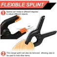 Romeda 8 Pack 4.5inch Heavy Duty Plastic Spring Clamps for Crafts