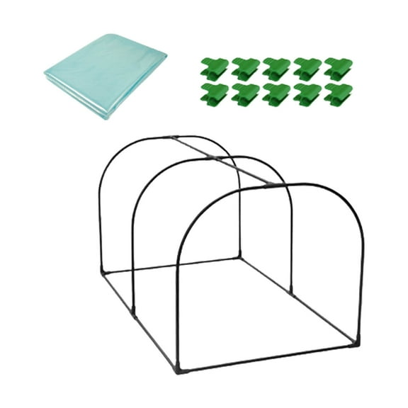 Frost Proof Portable Mini Greenhouse for Plant and Vegetables Steel Frame Insulated Cover for Indoor Outdoor Use