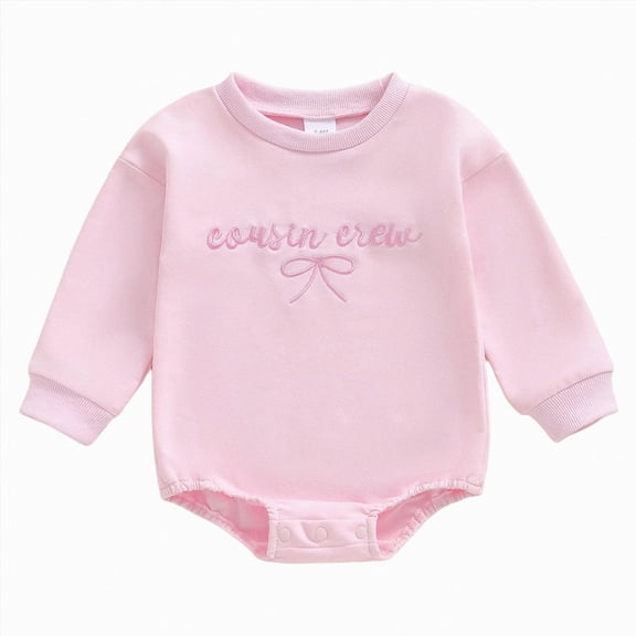 larppty Big Sister Little Sister Matching Outfit Newborn Baby Girl Long Sleeve Romper Toddler Girl Pullover Sweatshirt Top