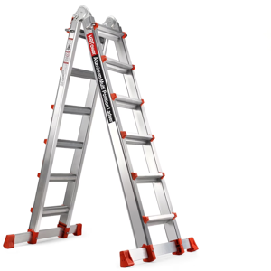 HBTower 22-Foot Telescoping Multi-Position Ladder, 330 lb