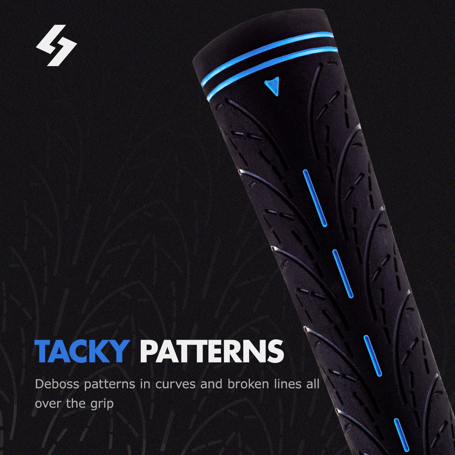 SAPLIZE 13 Blue Oversize Golf Grips with 15 Tapes, Non-slip Rubber Golf Club Grips