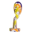 thumbnail image 1 of Estatua de de cara moderna, decoración de resina, regalos coloridos, adorno de escultura creativa, para gabinete de oficina de S Sunnimix Estatua de escritorio, 1 of 8