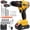 21V Brushless Drill 2‑Battery Full Kit, variant on Guiqiqi 21V Brushed Cordless Drill Driver, 25+1 Torque Settings with LED Work Light