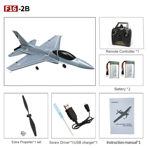 Volantex 761-10 4-CH Jet F-16 Fighting Falcon RTF with Xpilot Stabilizer Fixed Wing Skysurfer Volantex Rc Plane