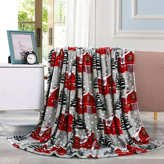 Elegant Comfort 50 x 60 Blanket Gift Christmas Throw