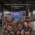 thumbnail image 3 of Highly Precision Body Scale Digital Weight Scale Battery Operated Bathroom Scale Decoration with Backlit Display(400 lbs)-Piles of Roasted Brown Coffee Beans Closeup, 3 of 4