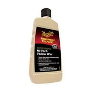 Angle View: 1PK Meguiar's M-2616 Mirror Glaze Hi-Tech Yellow Wax, 16 Oz