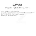 thumbnail image 2 of CMX Rear Left (Driver Side) Disc Brake Caliper SLC-196192 for Car Volkswagen Jetta GTI Audi A3 TT, 2 of 10