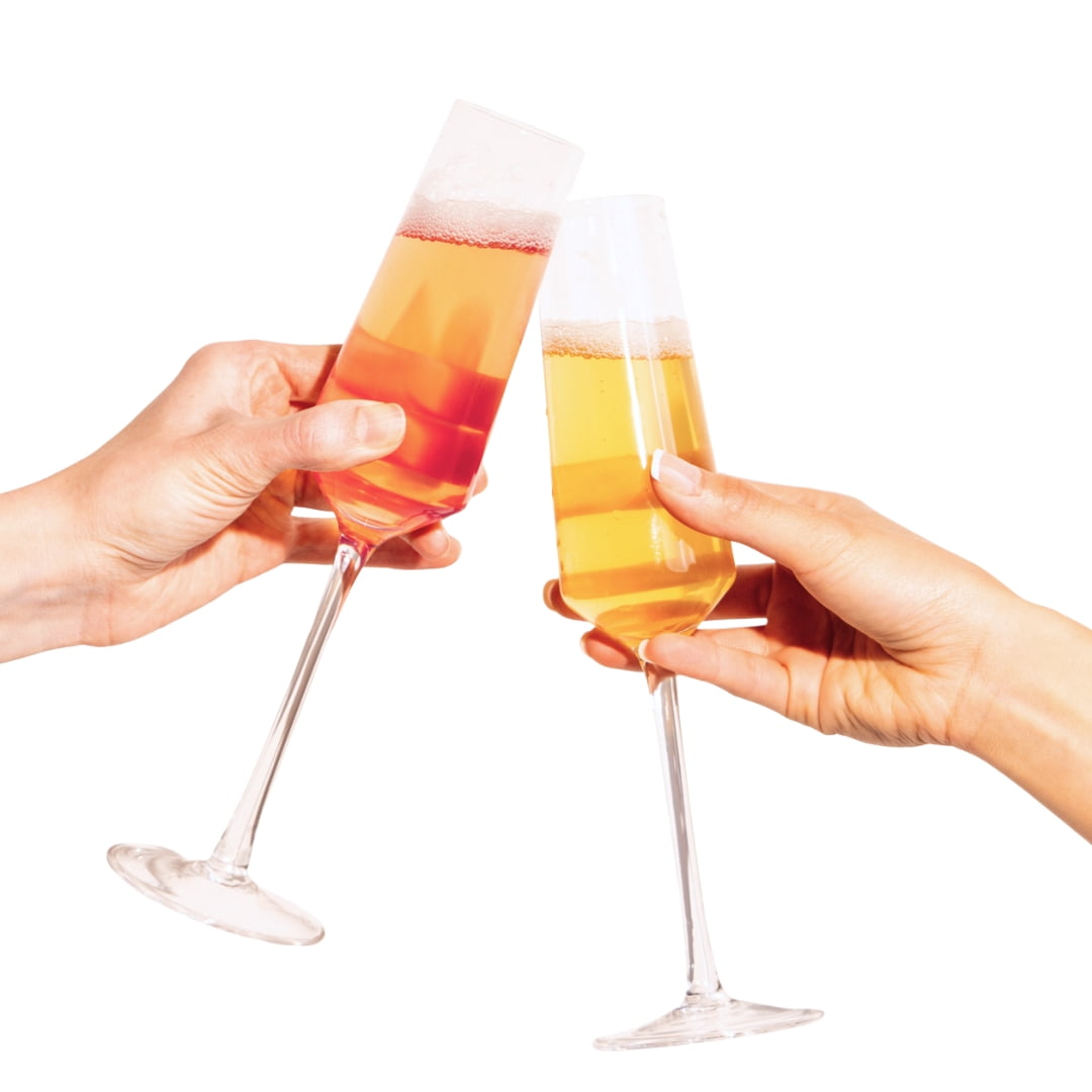 TÖST+ TÖST Rosé Non-Alcoholic Sparkling Beverage, 750 mL - 12 Pack