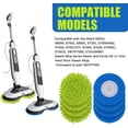 thumbnail image 3 of Magic Sponge Eraser Pads and Microfiber Chenilles Pads for Shark Steamer S7001 s7020 s7000amz s7000 s7001tgt s7201 s8201 S7005 s8001 Series Rotating Steam Scrubber,Scrub Sanitize at The Same, 3 of 14