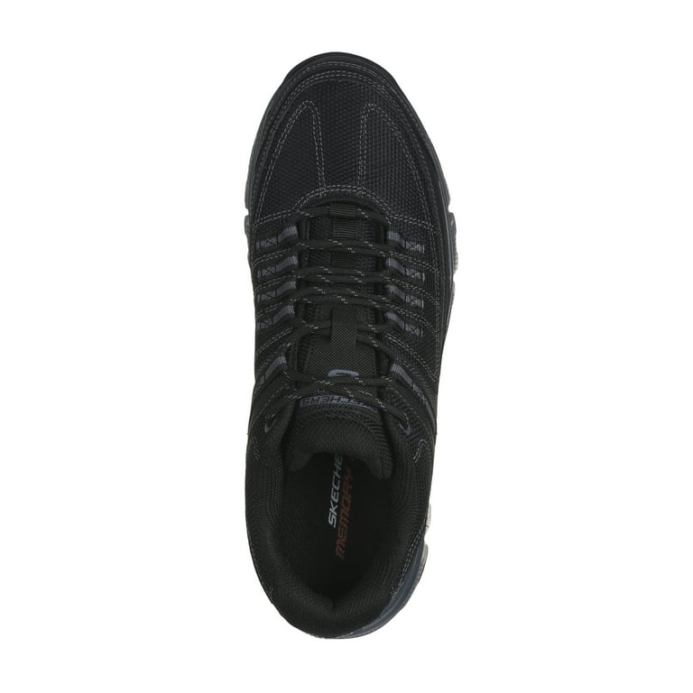 SKECHERS Memory Foam ブラック スニーカー スケッチャーズ SKECHERS Mesh Lace-Up W/ Air-Cooled Memory