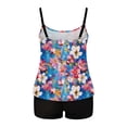 thumbnail image 4 of Dvprdro Tankini Swimsuits for Women Modest Floral 2 Piece Bathing Suit, 4 of 5