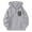 Light Gray, variant on XINXIAOO Womens Sweatshirt Hoodies Long Sleeve Hoodie Zip up Hoodie Women Oversized Sweatshirt for Women Light Gray Jacket Fall Essentials Teen Clothing