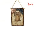 thumbnail image 2 of MesaSe 2 Pcs Wooden Pendant Ornament Rectangle Wood Board Wall Hanging Rope Blank Sign Crafts, 2 of 7