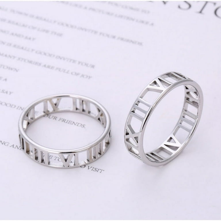 Kpop Seventeen Same Style Stainless Steel Jewelry Roman