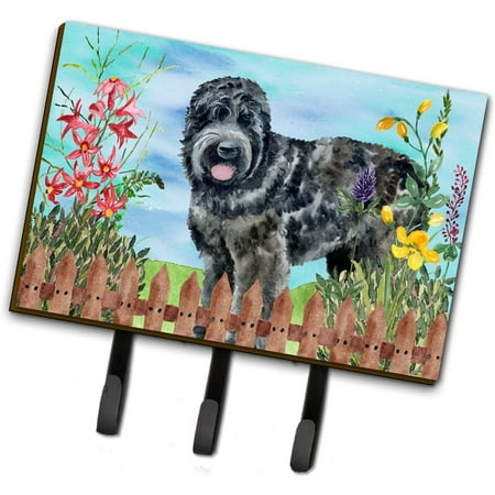

Caroline s Treasures Black Russian Terrier Spring Wall Hook Triple