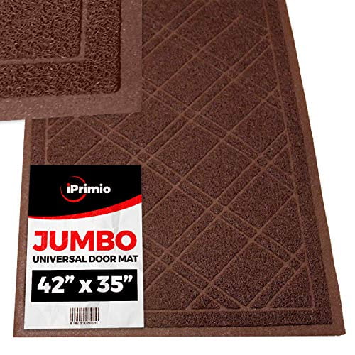 SlipToGrip Universal Door Mat XL Size 42" x 35" Anti Slip, Durable