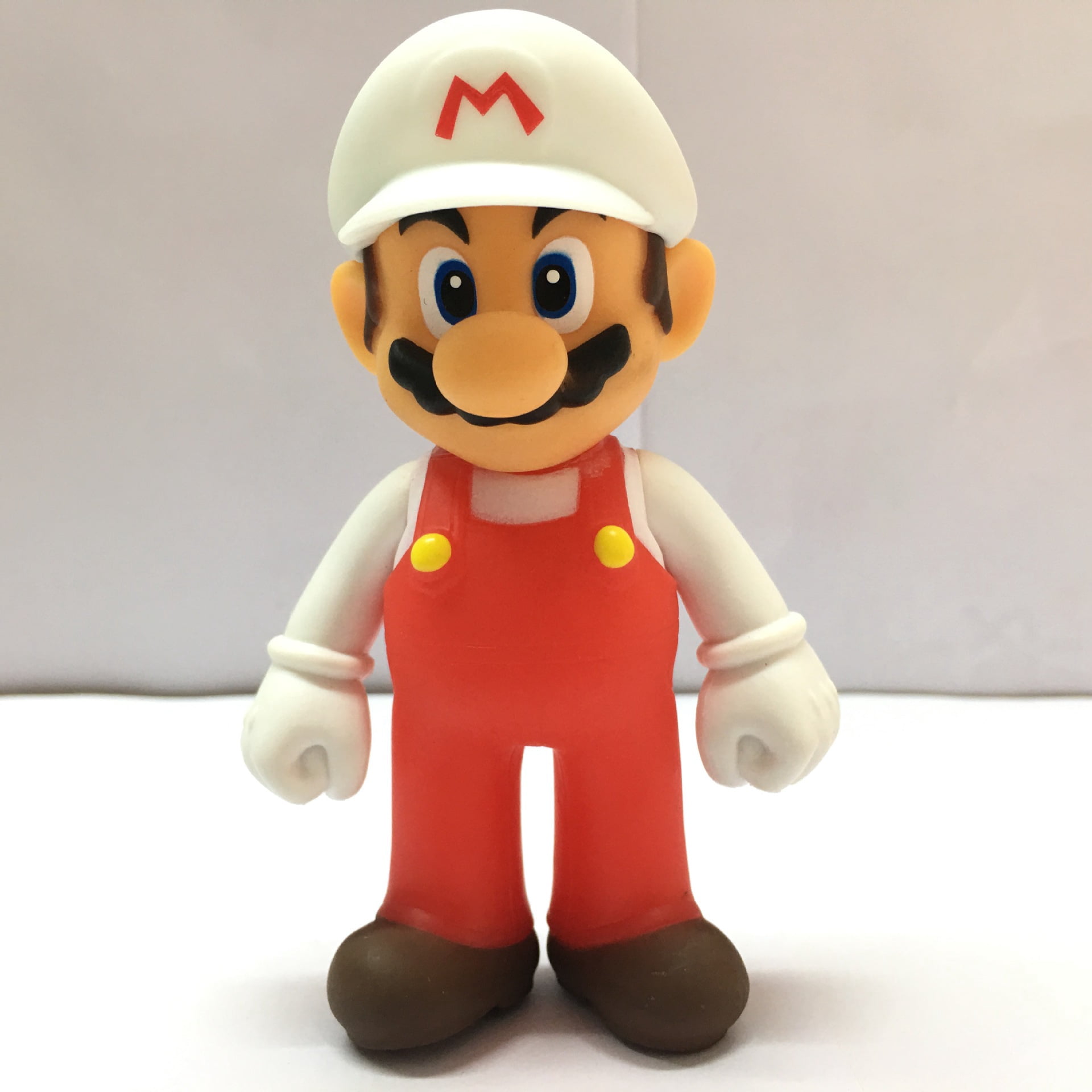 Super Mario Action Figures Toys White 