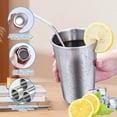 thumbnail image 4 of Vasos de cerveza KISEER de acero inoxidable, 500 ml, 5 unidades, para bar y hogar, 4 of 8