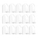 thumbnail image 2 of 4 "x6" Signos de acrílico en blanco Soporte de soporte Etiqueta de nombre de invitado Signos de acrílico de arco transparente para recepción de bodas , 20 piezas Macarena Tarjetas de lugar de acrílico transparente, 2 of 8