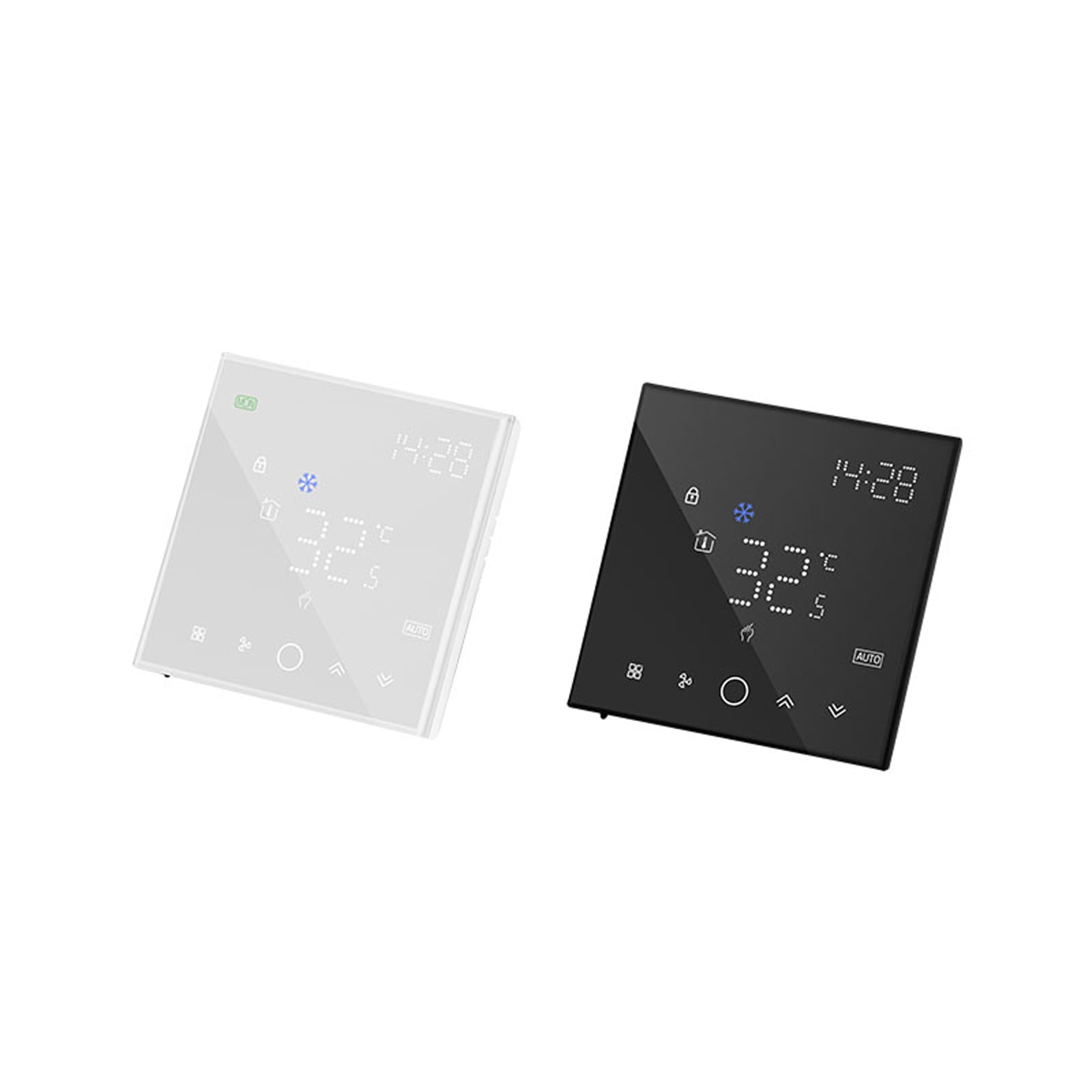 ZigBee VRF/VRV Central Air Conditioning Thermostat - Digital Temperature Controller with Tuya Smart Life App, Remote Control for Home Automation