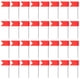 thumbnail image 1 of 50 Uds. Chinchetas de bandera, tachuelas de mapa del mundo, chinchetas de plástico para marcar, tablero de corcho, mapa de viaje, imagen para colgar en casa, escuela, oficina, Rojo, 1 of 8