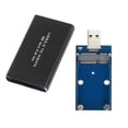 thumbnail image 1 of HUGFEGWE Mini PCI-E mSATA to USB 3.0 External SSD PCBA Conveter Adapter Pen Driver Card with Case CJ25311-4773, 1 of 8
