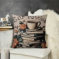 thumbnail image 2 of YINGXI Booktrovert Definition Throw Pillow Covers Book Lover Gifts Pillowcase Reading Pillow Covers 12x12in, 2 of 5