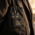 thumbnail image 4 of Halloween Acrylic Glitter Hanging Ornaments - Cute Black Cat Shape Pendants with Inspirational Quotes, Festive Tree Decor Accessories, Small Gifts for Halloween Holiday Celebration, 4 of 7