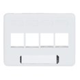 thumbnail image 1 of Faceplate - Meubles&44; Nema&44; 4-Port - Blanc, 1 of 1