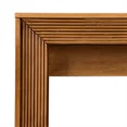 thumbnail image 6 of LKTART Counter Height Bar Set for 2, Fluted Upholstered Stools, Brown Kitchen, 6 of 9