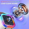 thumbnail image 3 of Karaoke Microphone - IYINJUAN - Wireless - 2 Microphones - Bluetooth 5.3 - Colorful LEDs, 3 of 4