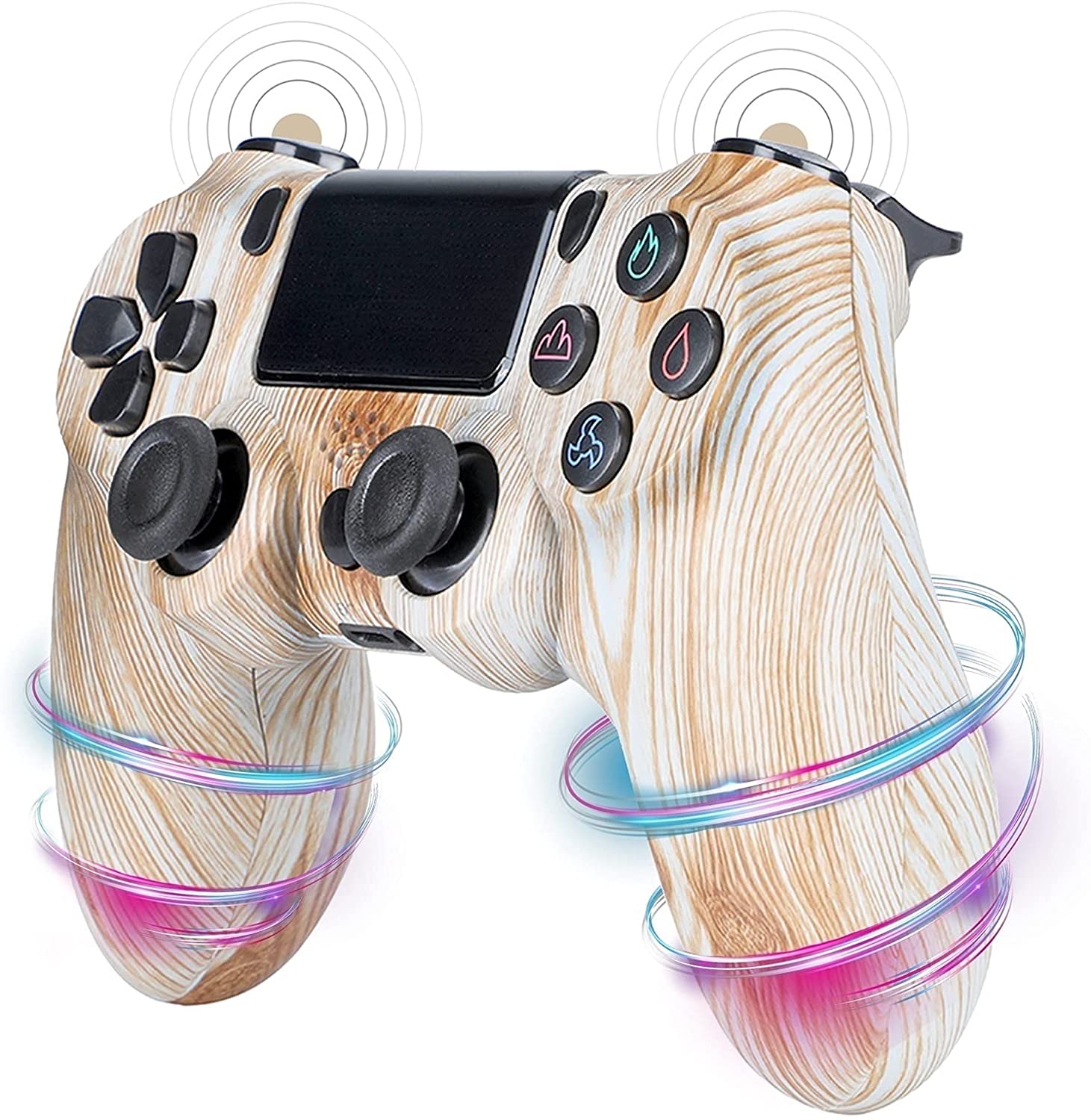 Wireless Controller for PS4, Touch Panel Controller with Sixaxis Dual