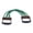 Green, variant on Five Tube Chest Expander Exercise Resistance Trainer Chest Muscle Exerciser Workout Equipment Trainer for Gym and Home