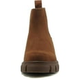 thumbnail image 3 of SODA PIONEER ~ Women Lug Sole Mid Heel Chelsea Fashion Ankle Bootie w/Double Elastic Gore, 3 of 5