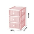 thumbnail image 3 of GFHFHITJ Desk Organizer with 4 Drawers, Makeup Organizer, Plastic Sundries Storage, Vanity Organizer, Cosmetic Desk Storage Box, Bathroom Counter Or Dresser, 3 of 8