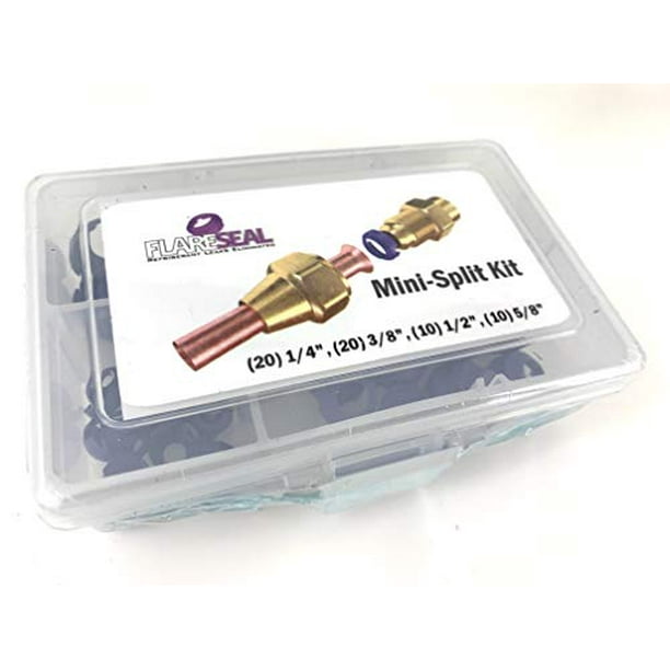 FlareSeal 60 Pack Leak Free SAE Flare Seal Fitting Variety Pack