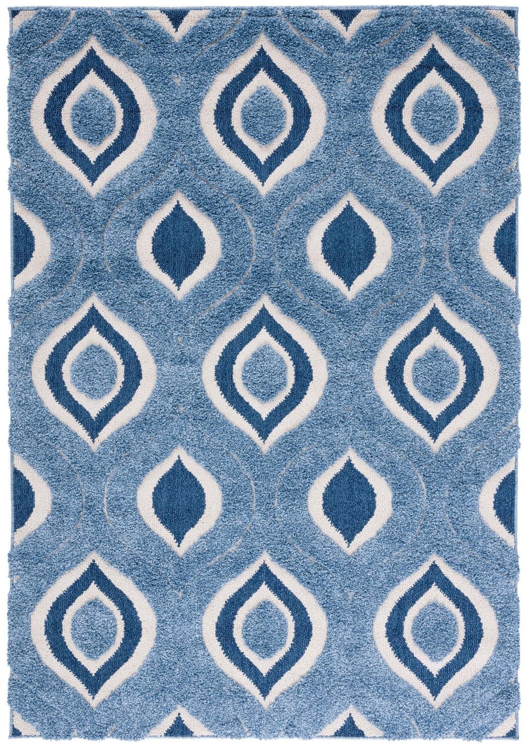 Safavieh Florida Declan Geometric Swirls Shag Area Rug