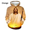 thumbnail image 3 of Sudadera con capucha con estampado 3D de Dios Jesús y la cruz de la fe cristiana, sudadera de moda para niños, unisex, jersey de invierno de El Redentor, 3 of 5