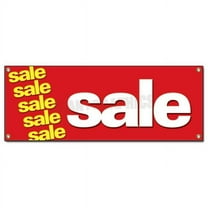 SignMission  18 x 48 in. Sale Banner Sign