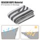 thumbnail image 3 of Yescom 12x12FT 97% UV Block Square Sun Shade Sail Outdoor Patio Pool Garden Yard Lawn Carport Net Awning Gray+White, 3 of 11