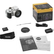 Kodak PIXPRO AZ425 Astro Zoom 20MP Digital Camera with 42x Optical Zoom (White)